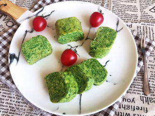 菠菜蛋卷 