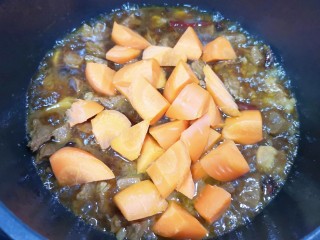 胡萝卜炖牛腩 