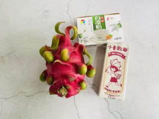 ?秋天的第一杯火龙果撞燕麦奶‼️ 